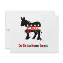 One Big Ass Mistake invitations by obamanation One Big Ass Mistake invitations