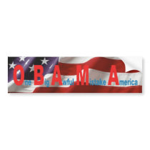 One Big Awful Mistake America Bumper Sticker