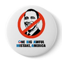 ONE BIG AWFUL MISTAKE, AMERICA BUTTON