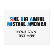 ONE BIG AWFUL MISTAKE, AMERICA POST CARD