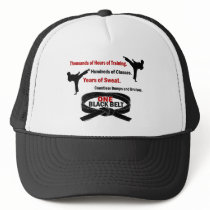 ONE Black Belt 1 KARATE T-SHIRTS & APPAREL Trucker Hats