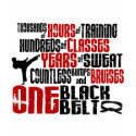 ONE Black Belt 2 KARATE T-SHIRTS & APPAREL by blackbeltstuff ONE Black Belt 2 KARATE T-SHIRTS & APPAREL