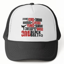 ONE Black Belt 2 KARATE T-SHIRTS & APPAREL Trucker Hat