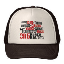 ONE Black Belt 2 KARATE T-SHIRTS & APPAREL Mesh Hat