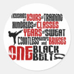 ONE Black Belt 2 KARATE T-SHIRTS & APPAREL Stickers