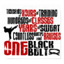 black belt, karate, martial arts, one black belt,
