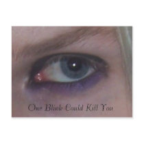 One Blink Could Kill Postcard