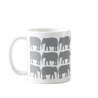One Blue Elephant in the Herd Mug mug