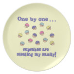 one by one cupcakes stealing my sanity dinner plates
