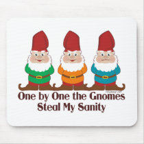 One By One The Gnomes Mousepads