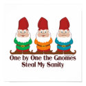 One by One The Gnomes Posters One by One The Gnomes Posters