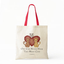 One Can Never Have Too Many Cats bags