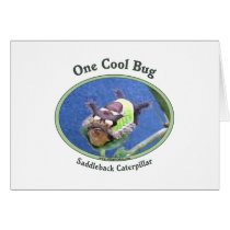 One Cool Bug Caterpillar Greeting Card