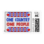 One Country One People Stamps
