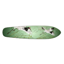One Crane In Bamboo skateboard
