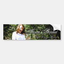 One Crazy Broad Bumper Sticker