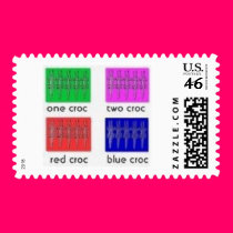 ONE CROC TWO CROC stamps