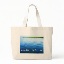 One Day At A Time Canvas Bags