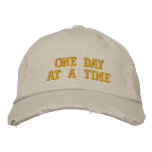 One Day at a Time Embroidered Hat