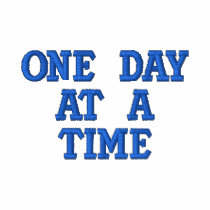 One Day At A Time embroidered shirts