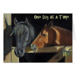 One Day At A Time: Horses in Oil Pastel cards