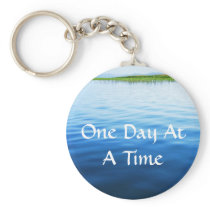 One Day At A Time Key Chain
