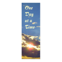 One Day at a Time Radiance bookmark business cards