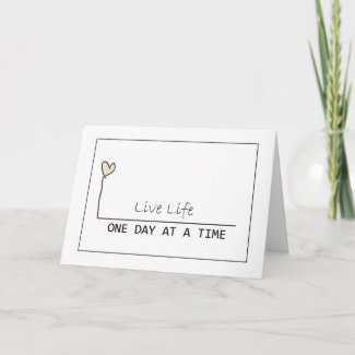 one day at at time card