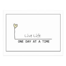 one day at  at  time post card