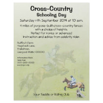 One day event or x country training flyer