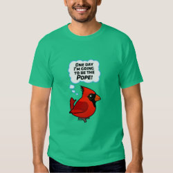 One day I'm going to be the Pope! Men's Basic Dark T-Shirt