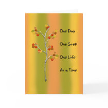 One Day One Step Greeting Cards