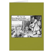 One Day Only: Evil Banjo Clown Cards