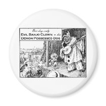 One Day Only: Evil Banjo Clown Fridge Magnet
