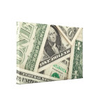One Dollar Bills Canvas Print