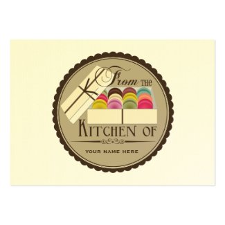 One Dozen French Macarons Set Of 100 Recipe Cards profilecard