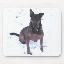 one ear mouse mat