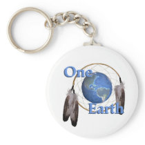 One Earth Key Chain