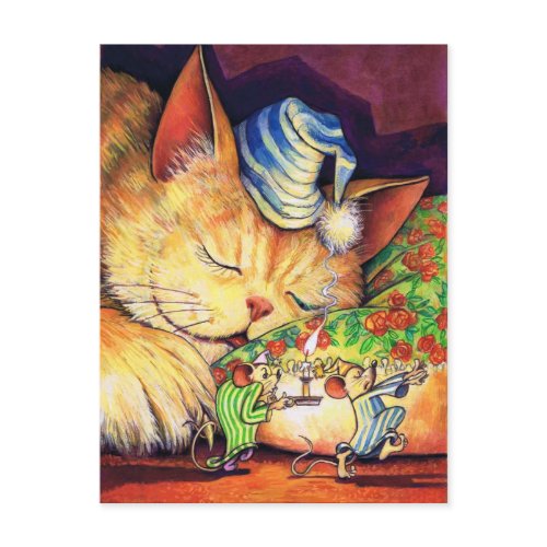 One Eye Open postcard