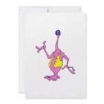 One eyed alien personalized invitation