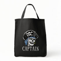 One-eyed Pirate Captain Canvas Bag