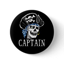 One-eyed Pirate Captain Pins