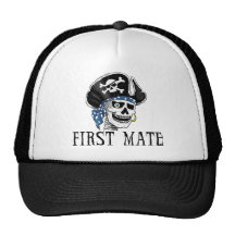 One-eyed Pirate First Mate Mesh Hat