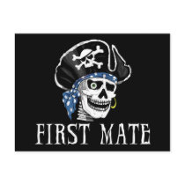 One-eyed Pirate First Mate Postcard