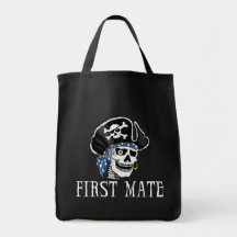 One-eyed Pirate First Mate Tote Bag