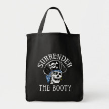 One-eyed Pirate Skull and Crossbones Bag