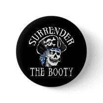 One-eyed Pirate Skull and Crossbones buttons