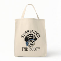 One-eyed Pirate Skull and Crossbones Canvas Bags