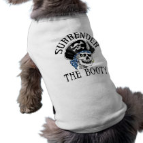 One-eyed Pirate Skull and Crossbones pet clothing