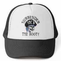 One-eyed Pirate Skull and Crossbones Mesh Hat